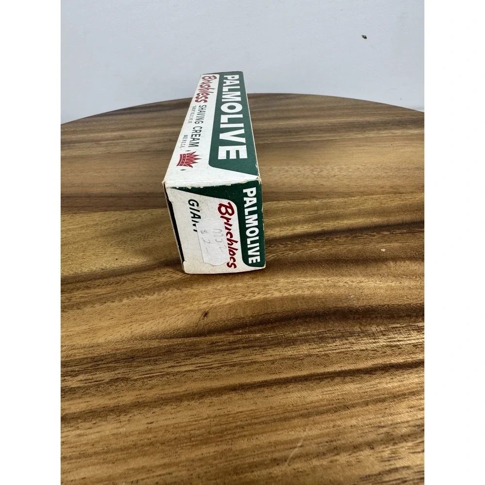 Vintage NOS Palmolive Brushless Shaving Cream Large Box Only‎ Made in USA